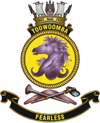 HMAS Toowoomba II Badge